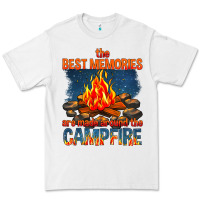 White the best memories are made around the campfire Premium Tee - texasbilliewilder