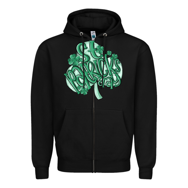 St Patrick's Day Zipper Hoodie by MaliasSmallBusiness | Teevron