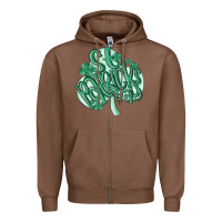 Chestnut st patrick's day Zipper Hoodie - MaliasSmallBusiness