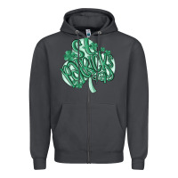 Smoke st patrick's day Zipper Hoodie - MaliasSmallBusiness