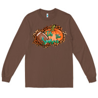Chestnut tis the season football pumpkin Long Sleeve Tee - AdoDesignShop
