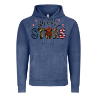 Vintage Denim oh my stars Vintage Hoodie - CowhideDigitalArt