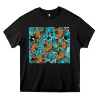 Black western aztec highland cow Heavy Core Tee - RanaPortraitStore