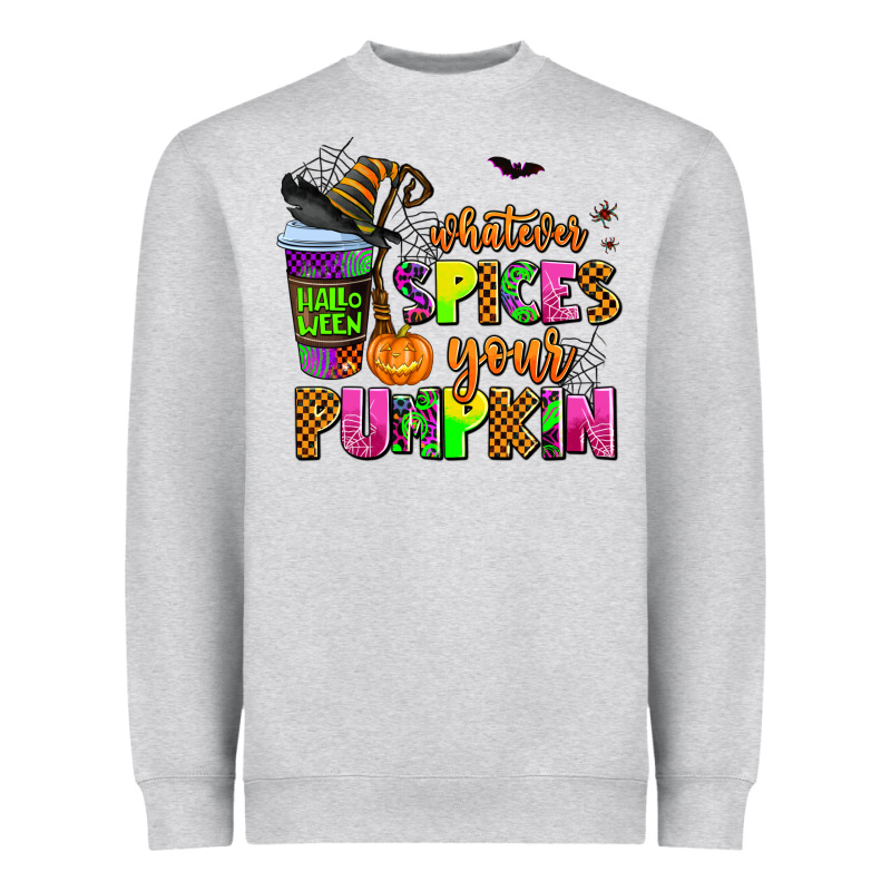 Whatever Spices Your Pumpkin Heavyweight Sweatshirt by AdoDesignShop | Teevron