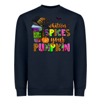 Navy whatever spices your pumpkin Heavyweight Sweatshirt - AdoDesignShop