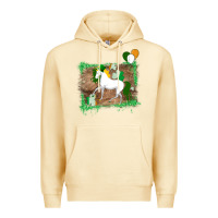 Pina Colada Unicorn Dabbing with Shamrock for St. Patricks Day Premium Hoodie - Bettercallsaul