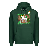 Sports Green Unicorn Dabbing with Shamrock for St. Patricks Day Premium Hoodie - Bettercallsaul