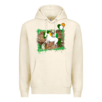 Tofu Unicorn Dabbing with Shamrock for St. Patricks Day Premium Hoodie - Bettercallsaul