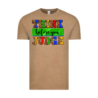 Vintage Coffee think before you judge Vintage Tee - AdoDesignShop