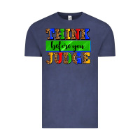 Vintage Denim think before you judge Vintage Tee - AdoDesignShop