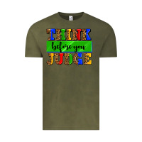Vintage Olive think before you judge Vintage Tee - AdoDesignShop