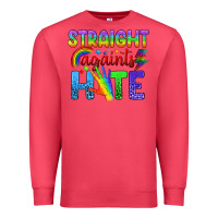 Cardinal Straight Againts Hate Premium Sweatshirt - BundleAndBundleShop