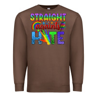 Chestnut Straight Againts Hate Premium Sweatshirt - BundleAndBundleShop