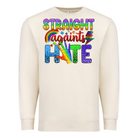 Sandshell Straight Againts Hate Premium Sweatshirt - BundleAndBundleShop