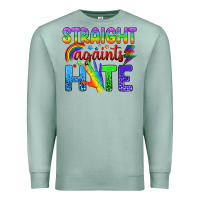 Seafoam Straight Againts Hate Premium Sweatshirt - BundleAndBundleShop