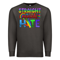 Smoke Straight Againts Hate Premium Sweatshirt - BundleAndBundleShop