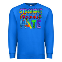 True Royal Straight Againts Hate Premium Sweatshirt - BundleAndBundleShop