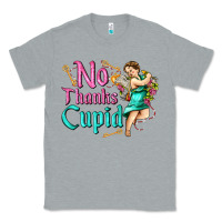 Heather Grey no thanks cupid Classic Tee - AdoDesignShop