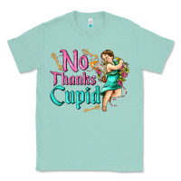 Seafoam no thanks cupid Classic Tee - AdoDesignShop