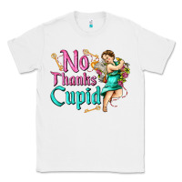 White no thanks cupid Classic Tee - AdoDesignShop