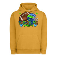 Pigment Peanut Butter Touchdown season American football green and blue Urban Hoodie - HowdyJamesFarm