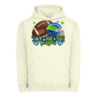 Pigment Pistachio Touchdown season American football green and blue Urban Hoodie - HowdyJamesFarm