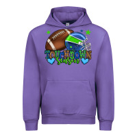 Tulip Touchdown season American football green and blue Urban Hoodie - HowdyJamesFarm