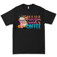 Black mama needs coffee Premium Tee - Zillion Design Studio