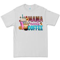 Dove Grey mama needs coffee Premium Tee - Zillion Design Studio