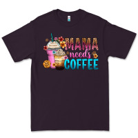 Plum mama needs coffee Premium Tee - Zillion Design Studio