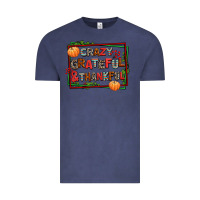 Vintage Denim crazy grateful and thankful Vintage Tee - AdoDesignShop