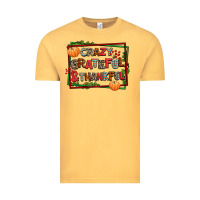 Vintage Mustard crazy grateful and thankful Vintage Tee - AdoDesignShop