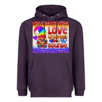 Plum LGBTQ+ Love Gnomes No Bounds Tumbler Heavyweight Hoodie - BundleAndBundleShop
