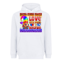 White LGBTQ+ Love Gnomes No Bounds Tumbler Heavyweight Hoodie - BundleAndBundleShop