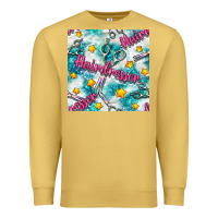 Antique Gold Hairdresser Scissor And Stars With Glitter Seamless Pattern Bbs Premium Sweatshirt - BundleAndBundleShop