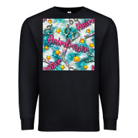 Black Hairdresser Scissor And Stars With Glitter Seamless Pattern Bbs Premium Sweatshirt - BundleAndBundleShop