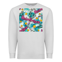 Dove Grey Hairdresser Scissor And Stars With Glitter Seamless Pattern Bbs Premium Sweatshirt - BundleAndBundleShop