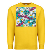 Lemon Hairdresser Scissor And Stars With Glitter Seamless Pattern Bbs Premium Sweatshirt - BundleAndBundleShop