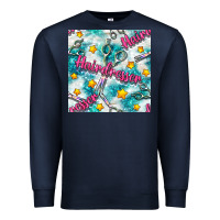 Navy Hairdresser Scissor And Stars With Glitter Seamless Pattern Bbs Premium Sweatshirt - BundleAndBundleShop