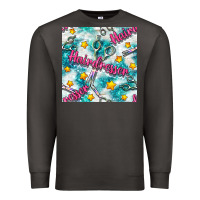 Smoke Hairdresser Scissor And Stars With Glitter Seamless Pattern Bbs Premium Sweatshirt - BundleAndBundleShop
