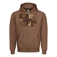 Chestnut brown sugar babe Zipper Hoodie - MaliasSmallBusiness