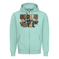 Seafoam brown sugar babe Zipper Hoodie - MaliasSmallBusiness
