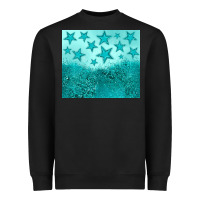 Black turquoise glitter star Heavyweight Sweatshirt - JahusDesignShop