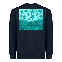 Navy turquoise glitter star Heavyweight Sweatshirt - JahusDesignShop