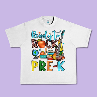 Ready To Rock Pre K Urban Heavy Tee Designed By Jahusdesignshop