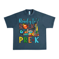 Midnight Navy ready to rock pre k Urban Heavy Tee - JahusDesignShop