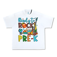 White ready to rock pre k Urban Heavy Tee - JahusDesignShop