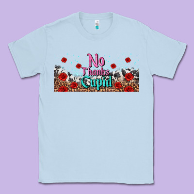 No Thanks Cupid Classic Tee Designed By Adodesignshop