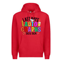 Red last days auto graphs Premium Hoodie - JahusDesignShop