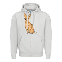 Dove Grey chihuahua Zipper Hoodie - MaliasSmallBusiness